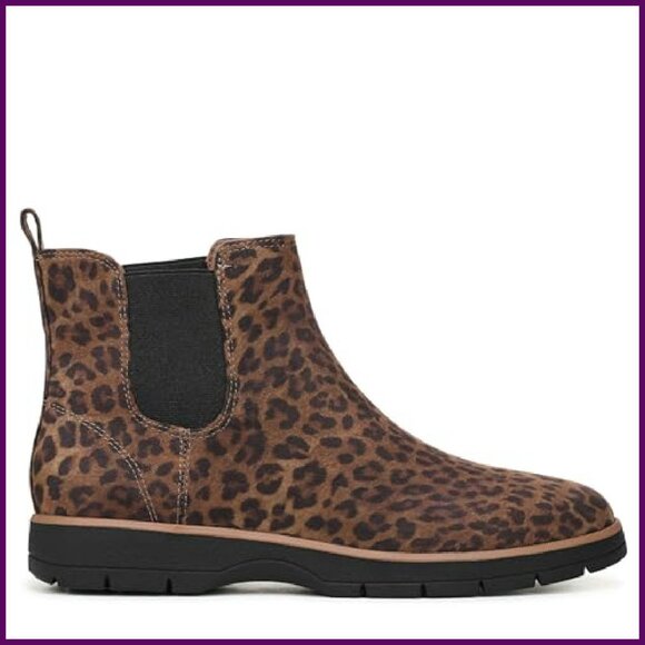 Women's Chelsea Boots Size 9.5W Slip-On Comfort Lug Sole - Picture 7 of 8